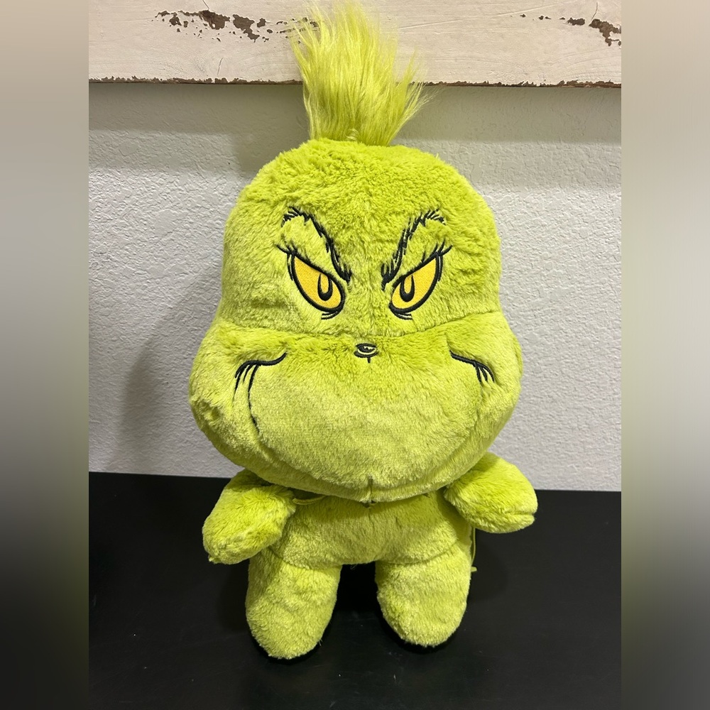 The Grinch Dr.Seus Backpack plush stuffed animal toy